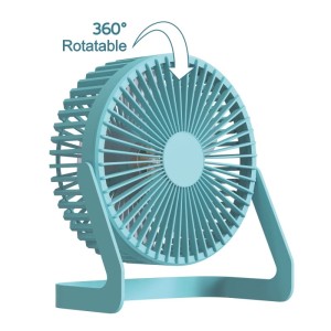 RP Desk Fan OFILIA Usb Two Speeds 6"-5w/5vdc Blue-green  Fans Onetrade